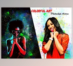 Download Colorful Art Photoshop Action By Studio Retouch