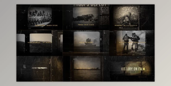 Download History On Film (Videohive 19802992) - AE Project