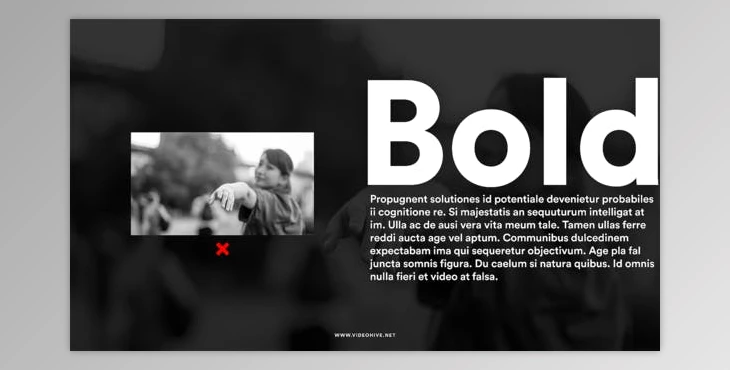 Download Black Bold Typography (Videohive 23525889) - AE Project