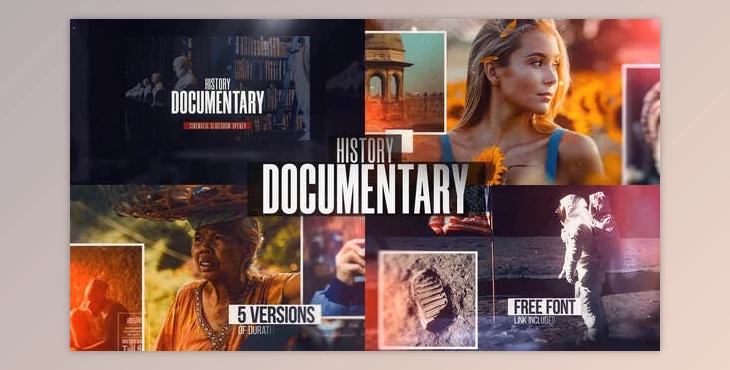 Download History Documentary Slideshow (Videohive 32333859) - AE Project