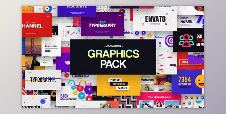 Download Videomaker Graphics Pack (Videohive 32196607) - AE Project