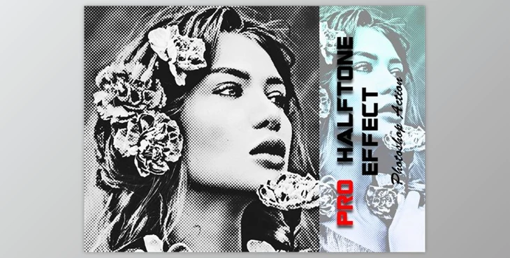 Download Pro Halftone Effect Photoshop Action By Studio Retouch