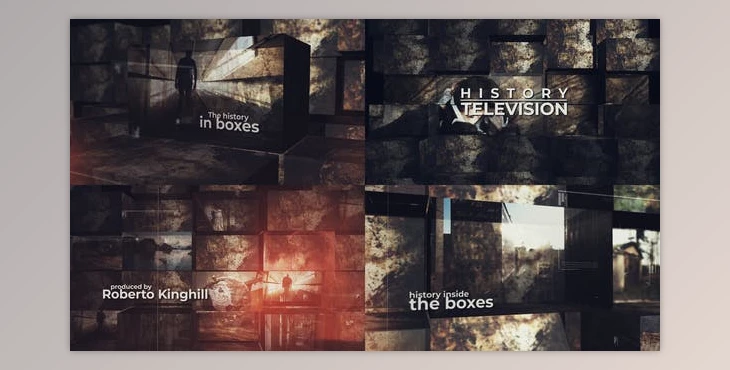 Download History In Boxes (Videohive 31477972) - AE Project