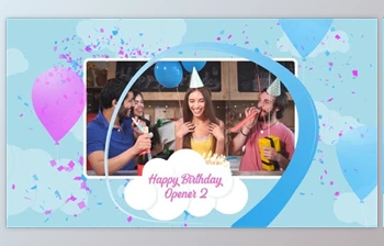 Download Happy Birthday Opener <span class='badge badge-warning'>2</span> (Videohive 33139909) - AE Project