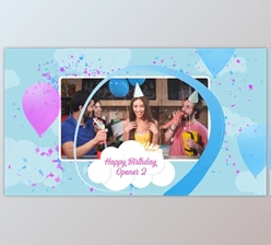 Download Happy Birthday Opener 2 (Videohive 33139909) - AE Project