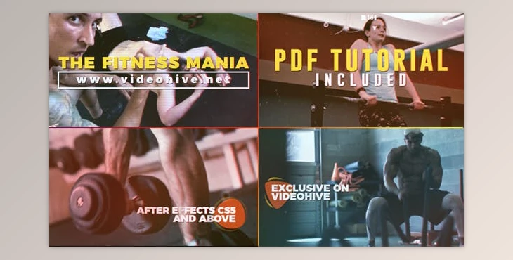 Download Fitness Mania (Videohive 20938623) - AE Project