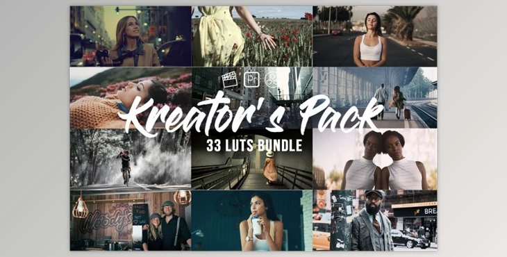 Download Kreator’s Pack 33 Video LUTs Bundle By CineMart