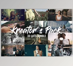 Download Kreator’s Pack 33 Video LUTs Bundle By CineMart