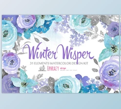 Download Floral watercolor clipart By EphrazyDesign (png, jpg)