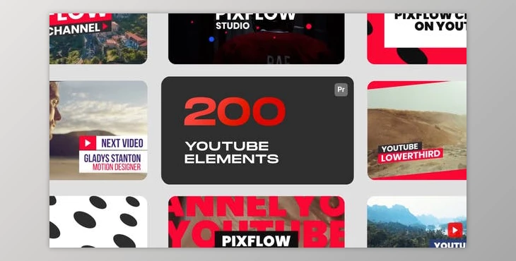 Download YouTube Elements for Premiere Pro (Videohive 33173834)