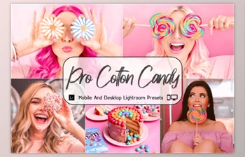 Download Cotton <span class='badge badge-warning'>Candy</span> Desktop Mobile Lightroom