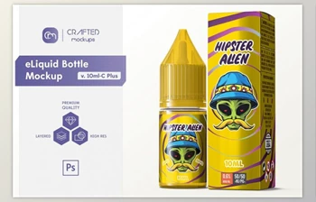 Download eLiquid Bottle Mockup v. 10ml-C Plus By Crafted <span class='badge badge-warning'>Mockups</span> (<span class='badge badge-warning'>PSD</span>)