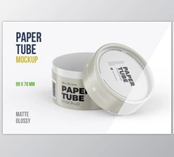 Download Opened Paper Tube Mockup 99x70mm By Mock-up.ru (PSD)