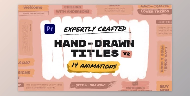Download Hand Drawn Brush Titles (Videohive 33183551)