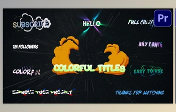 Download Colorful Titles - Premiere Pro <span class='badge badge-warning'>MOGRT</span> (<span class='badge badge-warning'>Videohive</span> 33182868) - PR <span class='badge badge-warning'>Project</span>