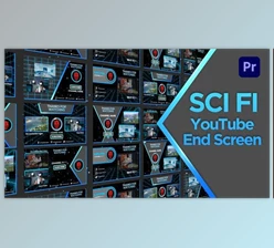 Download SCIFI Youtube End Screens (Videohive 32883997) - PR Project