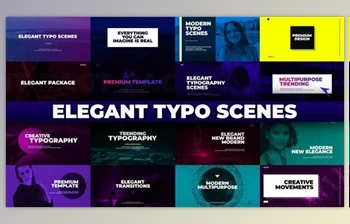 Download Elegant Typo Scenes (<span class='badge badge-warning'>Videohive</span> 32015101) - PR <span class='badge badge-warning'>Project</span>