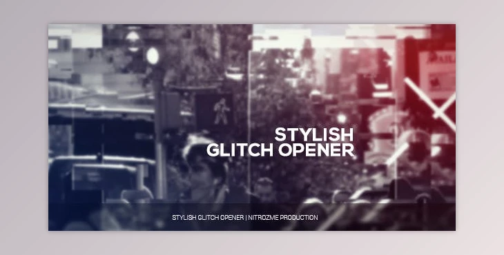 Download Stylish Glitch Opener (Videohive 14995256) - AE Project
