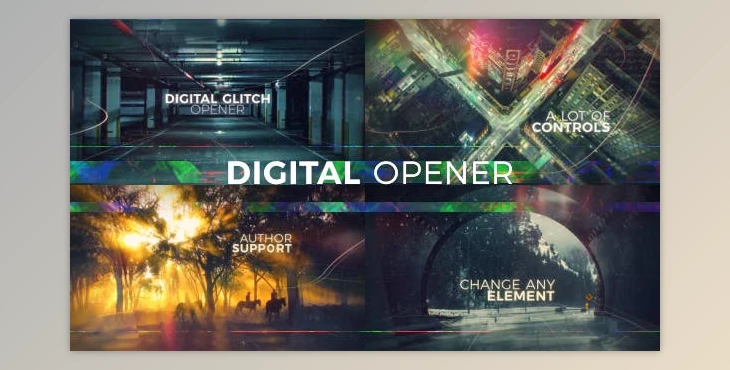 Download Digital Opener (Videohive 21316860) - AE Project
