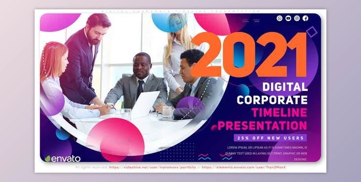 Download Digital Corporate Timeline Presentation (Videohive 33174079) - AE Project