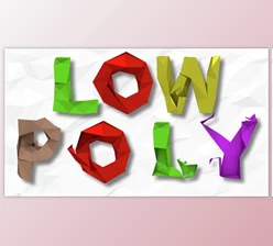 Download Low Poly Text Letters (Videohive 15207290) - AE Project