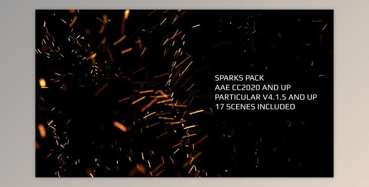Download Trapcode Particular - Sparks (Videohive 33219531) - AE Project