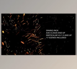 Download Trapcode Particular - Sparks (Videohive 33219531) - AE Project