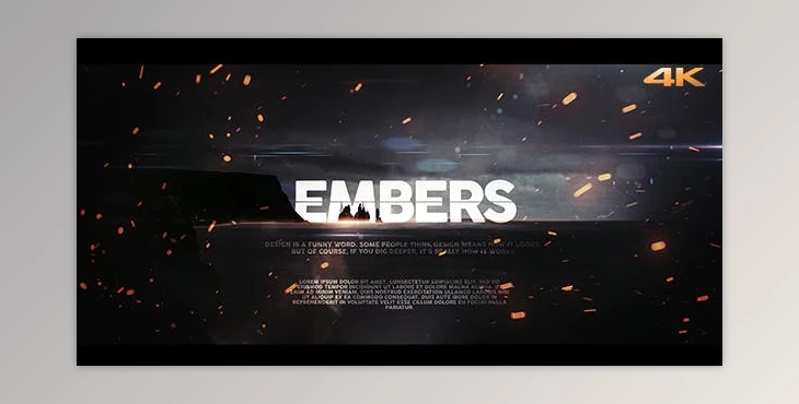 Download Embers - Cinematic Trailer (Videohive 20159289) - AE Project
