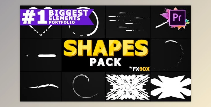 Download Cartoon Shapes Pack - Premiere Pro MOGRT (Videohive 24439360 ( FIX ))