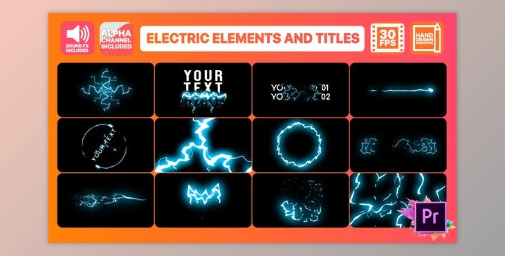 Download Cartoon Electricity And Titles - Premiere Pro MOGRT (Videohive 24429478 ( FIX ))