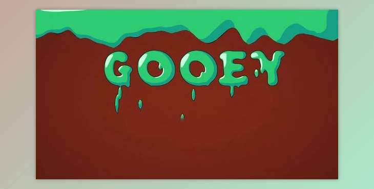 Download Flat Gooey Text Letters (Videohive 22708864) - AE Project