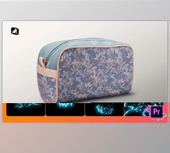 Download Front View Travel Makeup Bag Mockup By Designertale (PSD)