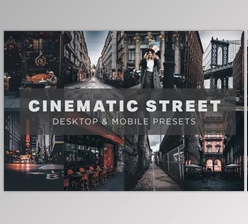 Download 6 Cinematic Street Lightroom Presets By CVR Presets (Mob, Desk)
