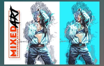 Download Mixed <span class='badge badge-warning'>Art</span> Photoshop Action By amorjesu (atn, abr, txt)
