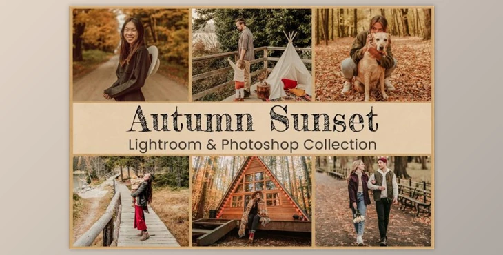 Download Autumn Sunset Mobile Lightroom Presets Photoshop Editing by 3motional