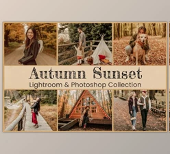 Download Autumn Sunset Mobile Lightroom Presets Photoshop Editing by 3motional