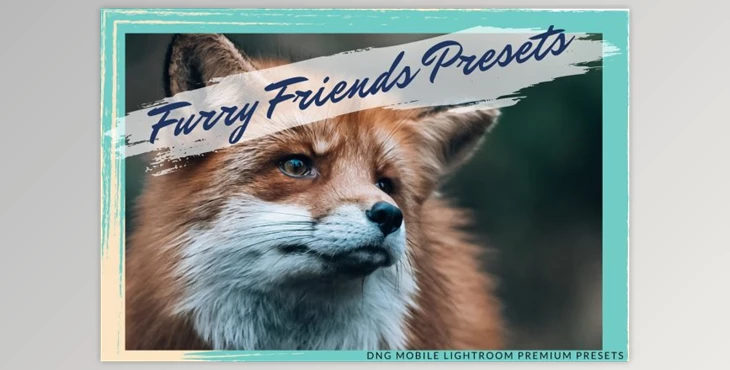 Download FURRY FRIENDS MOBILE PRESET By Fltrr Lightroom Presets