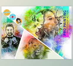 Download Pro Paint Photoshop Actions By MRI STUDIO
