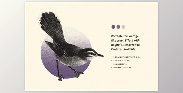 Download Risograph Grain Effect for Photoshop By pixelbuddha