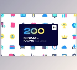 Download Minimal Animated Icons for Premiere Pro (Videohive 33238571)