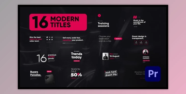Download Modern Titles - MOGRT (Videohive 33237477)