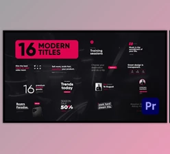 Download Modern Titles - MOGRT (Videohive 33237477)