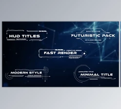 Download HUD Titles (Videohive 33222590) - PR Project