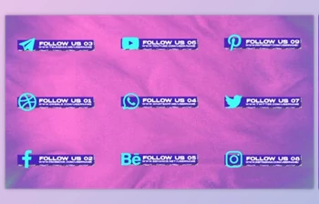 Download Social <span class='badge badge-warning'>Media</span> Pack Version 001 (Videohive 33219961) - PR Project