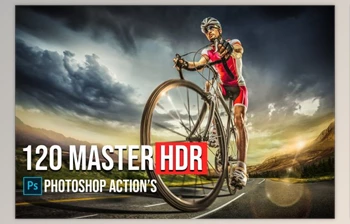 Download 120 <span class='badge badge-warning'>Master</span> HDR Photoshop Actions By Creative Creator