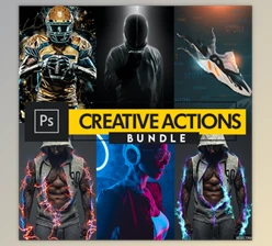 Download Creative Photoshop Actions Bundle By SupremeTones (ABR, PAT, ATN)