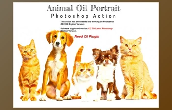 Download Animal Oil Portrait PS Action By Studio <span class='badge badge-warning'>Retouch</span>