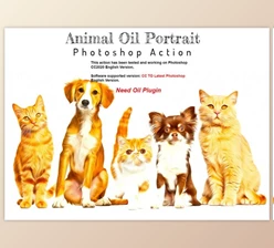 Download Animal Oil Portrait PS Action By Studio Retouch
