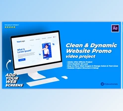 Download Dynamic & Clean Website Promo Video (Videohive 33265819) - AE Project