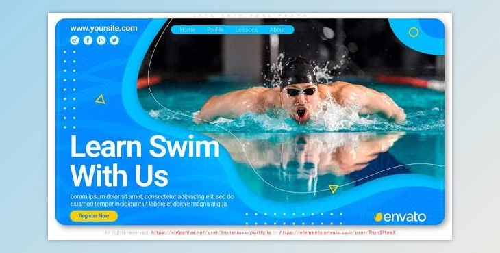 Download Lets Swim Pool Promo (Videohive 33224856) - AE Project